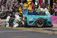 NASCAR Cup Series driver Denny Hamlin (11) at the Bank of America Roval 400. Source: Imagn
